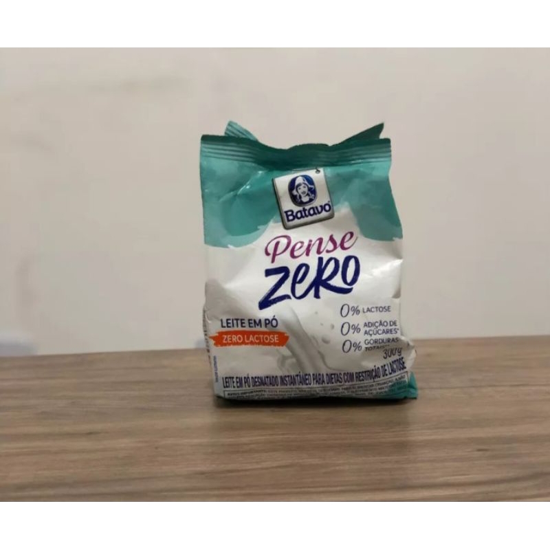 8x Kit Pense Leite em Pó Zero Lactose Zero Açúcar Batavo 300g