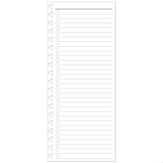 Refil TO DO LIST Reposicionável P/ Caderno AD C/ 30 folhas 90g/m² em Oferta na Shopee