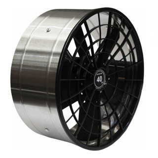 Exaustor 40cm Alta Vazão em Inox 210w 110v ou 220v para restaurante cozinha com motor blindado