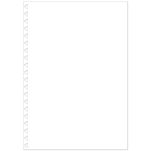 Refil LISO Reposicionável P/ Caderno AD C/ 50 folhas 90g/m²