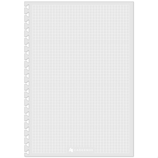 Refil QUADRICULADO DE LINHAS BRANCAS Reposicionável P/ Caderno AD C/ 50 folhas 90g/m² em Oferta na Shopee