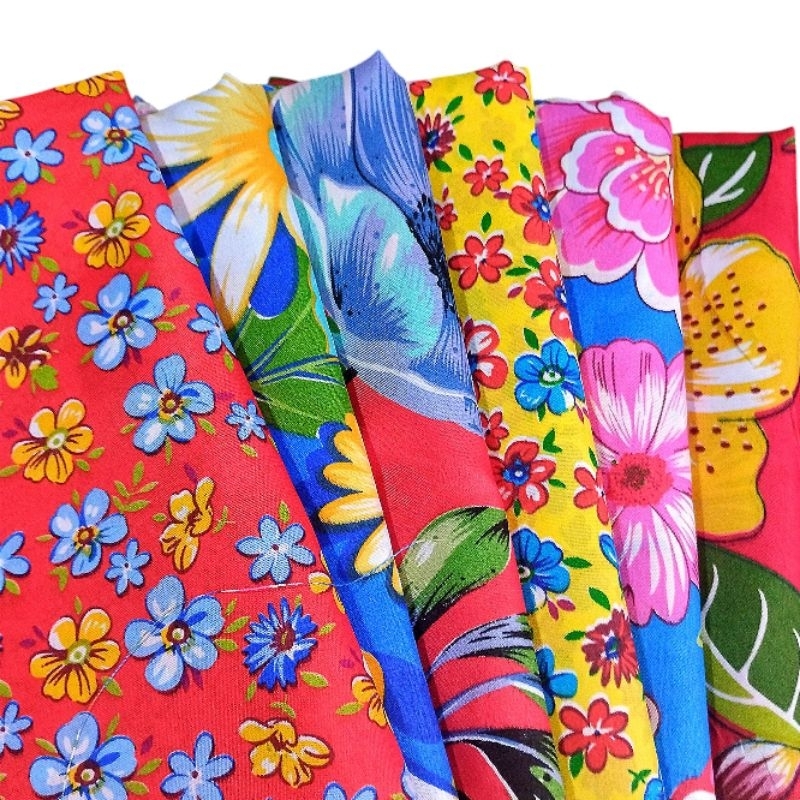 Kit Retalhos Tecidos Chita  25cm x 70cm