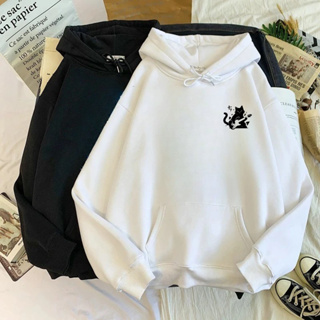 Moletom Canguru Gatinho Gato Rock Fofo Tumblr Com Capuz Casaco Blusa em Oferta na Shopee