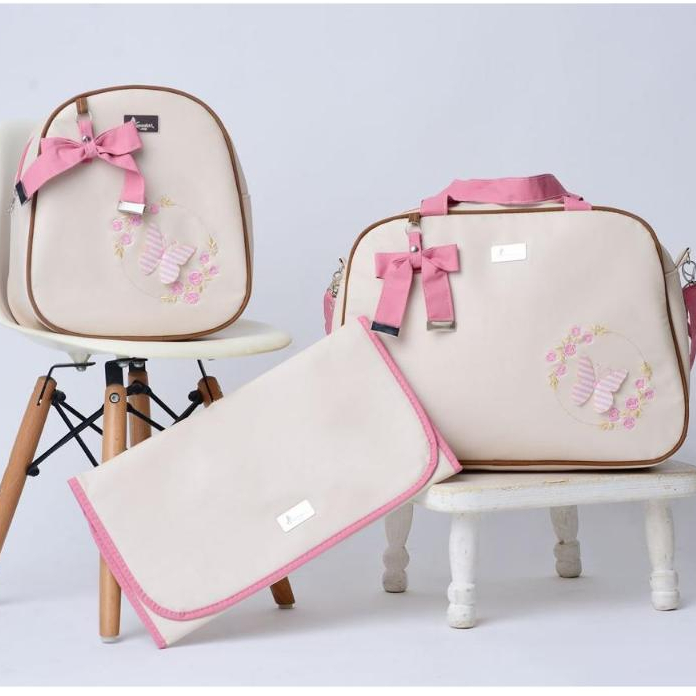 Bolsa Maternidade Luxo Kit Impermeável de Bebê Luender Baby