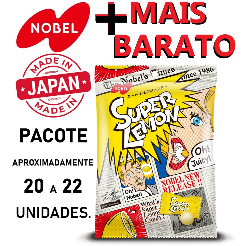 Balas Super Lemon - Comprar com Melhor Preço em Lanches