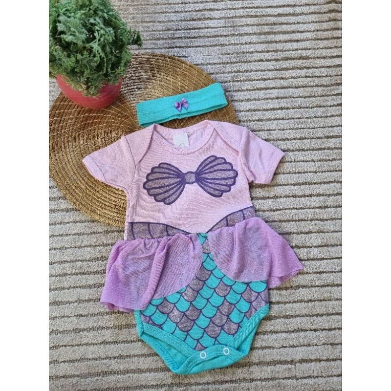 Body Bebê Sereia| Mesversário e Ensaio Fotográfico