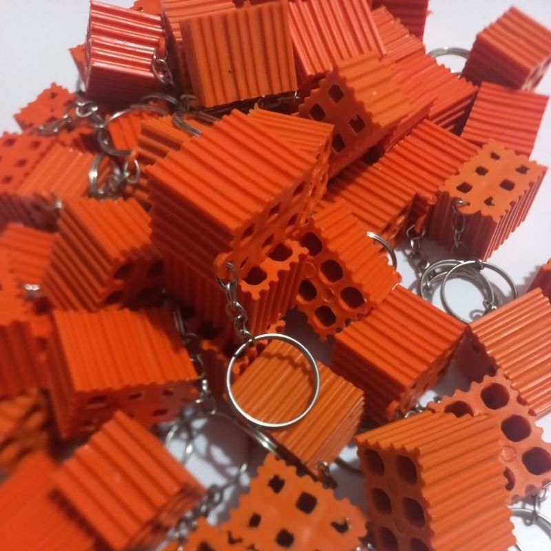 kit, 120, 240, 360, 480  mini chaveiros tijolinhos