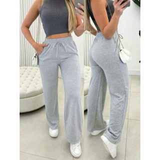 Calça Feminina de Lanzinha – Conforto e Estilo Casual Inverno Bolso em Oferta na Shopee