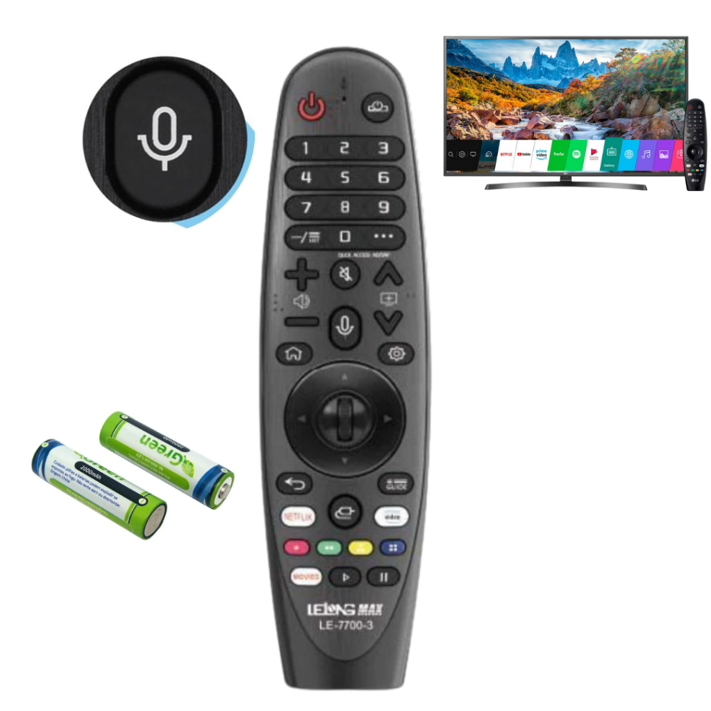 Controle Remoto Compatível com Tv Lg Magic An-mr19ba comando de Voz e mouse + pi