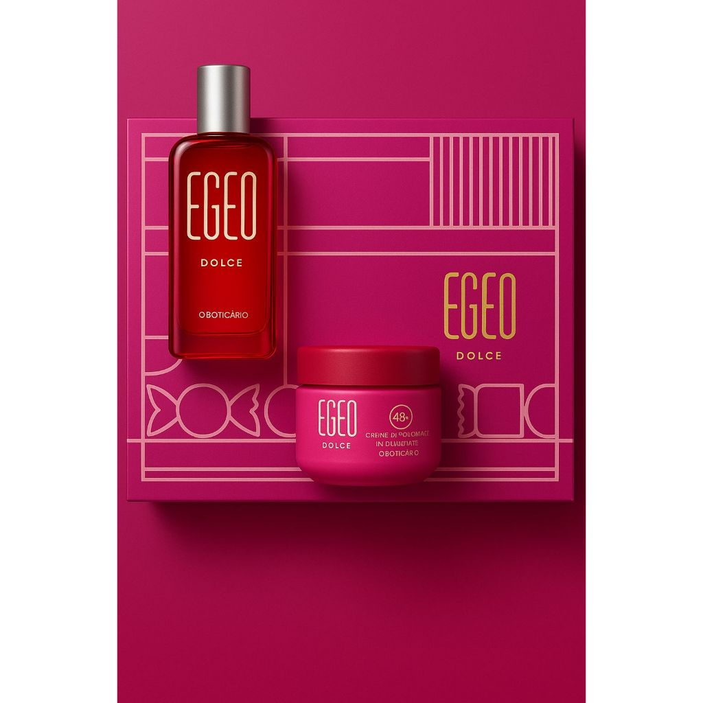 Kit Presente Egeo Dolce: Desodorante Colônia 50ml + Merengue Mousse Hidra 85g
