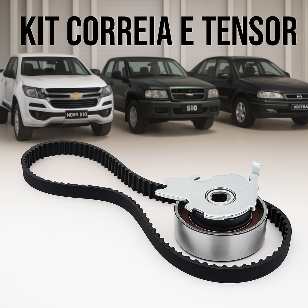 Kit Correia Dentada + Tensor Vectra S10 Omega Nova S10 2.2 2.4 8V Chevrolet
