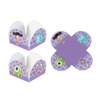 Forminhas 4 Pétalas Monstros SA Festas Aniversários em Oferta na Shopee