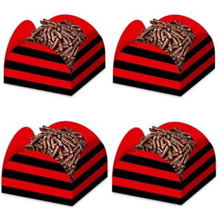 Forminha para Doce - Seleção Times de Futebol - Rubro-Negro - 50 Unidades em Oferta na Shopee