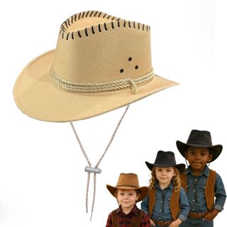 Chapéu Country Infantil Menino 2 A. 8 Anos Em Camurça Festa Junina Rodeio Boiadeira em Oferta na Shopee
