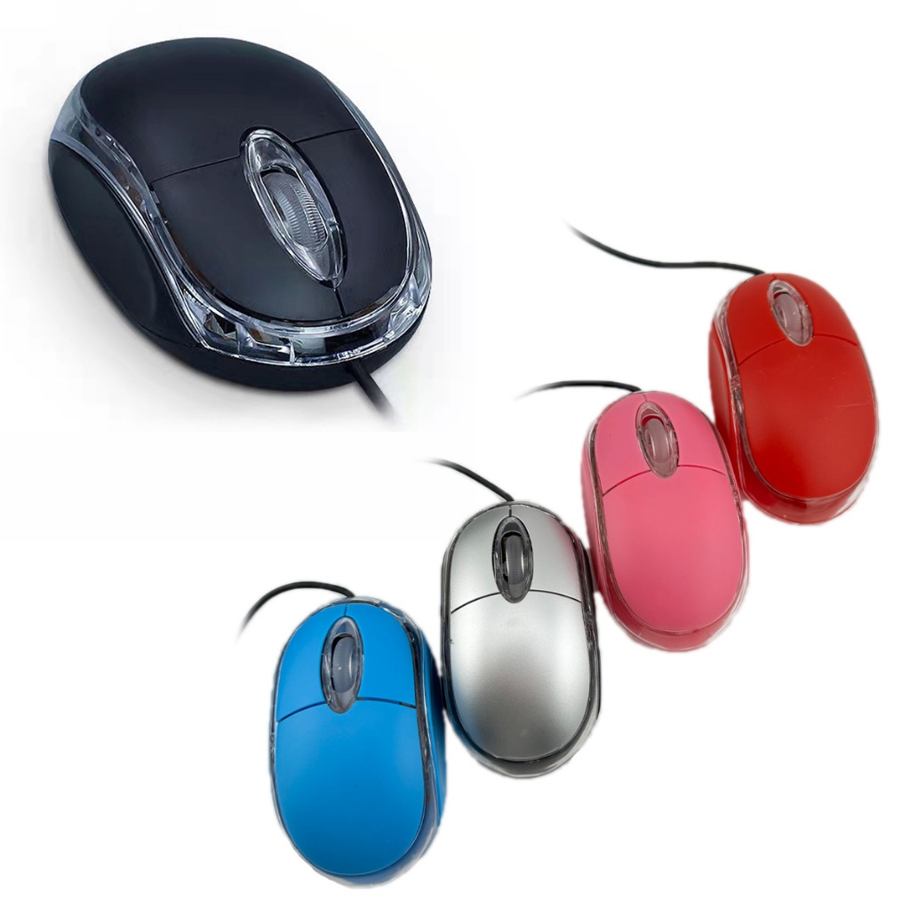Mouse Com Fio Usb Mini Para Notebook Computador Ergonômico