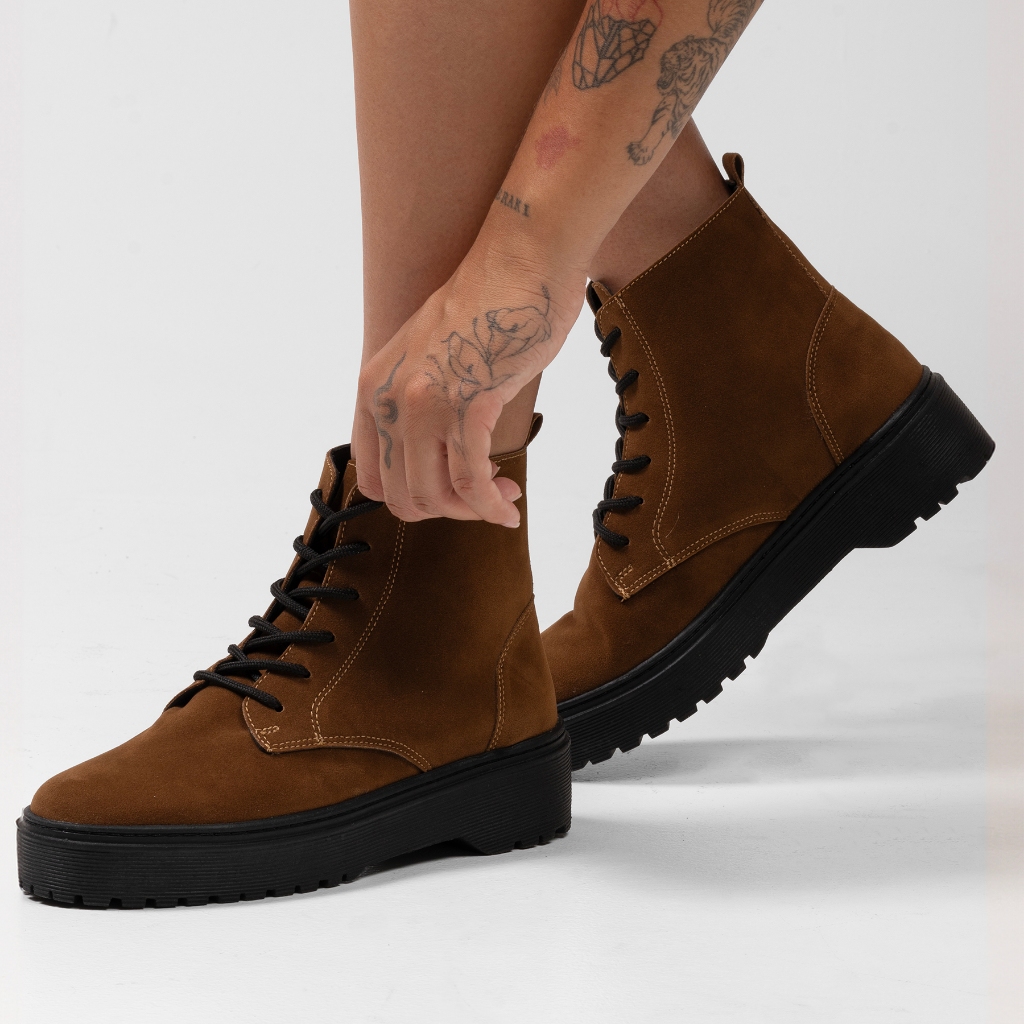 Bota Coturno Tratorada de Camurca: Onde Comprar | BuscaProdutos