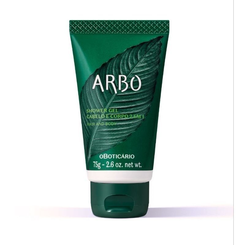 OBOTICÁRIO ARBO SHOWER GEL CABELO E CORPO 2 EM 1