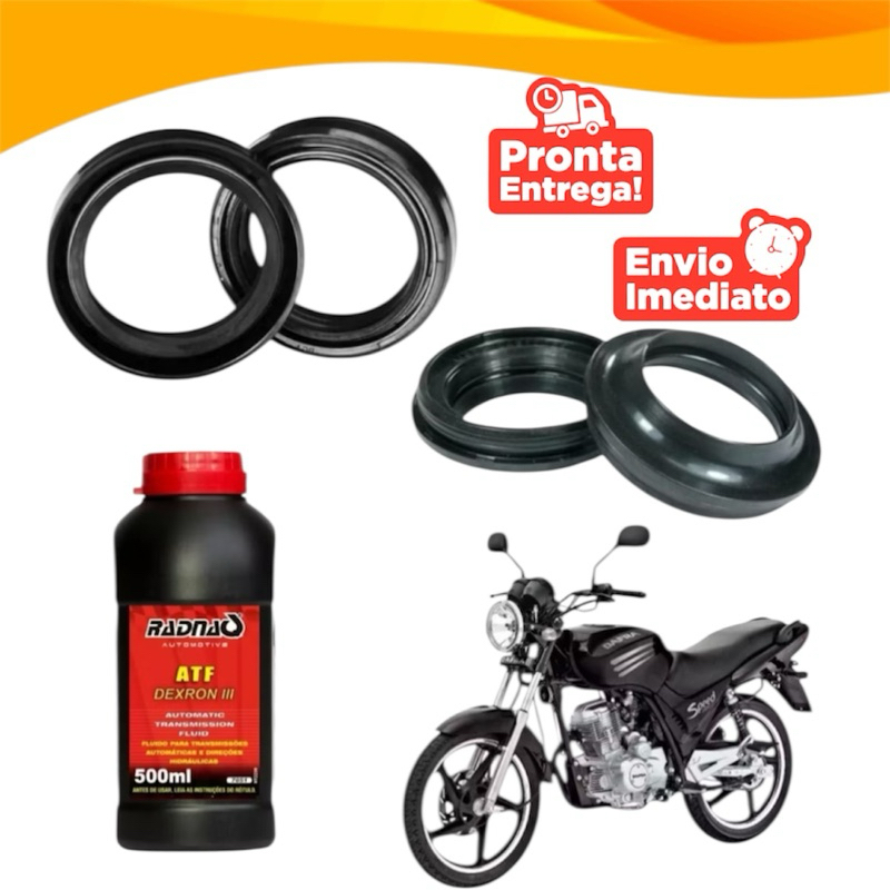 Retentor Bengala + Guarda Pó + Óleo Atf Dafra Speed150 08/15 em Oferta na Shopee