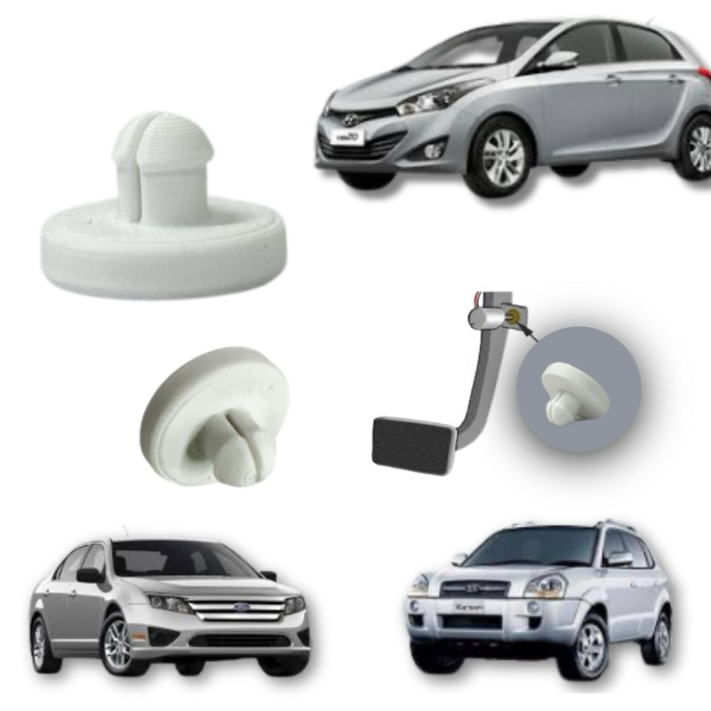 Bucha Batente Limitador Pedal Freio Embreagem Hyundai Hb20 IX35 em Oferta na Shopee