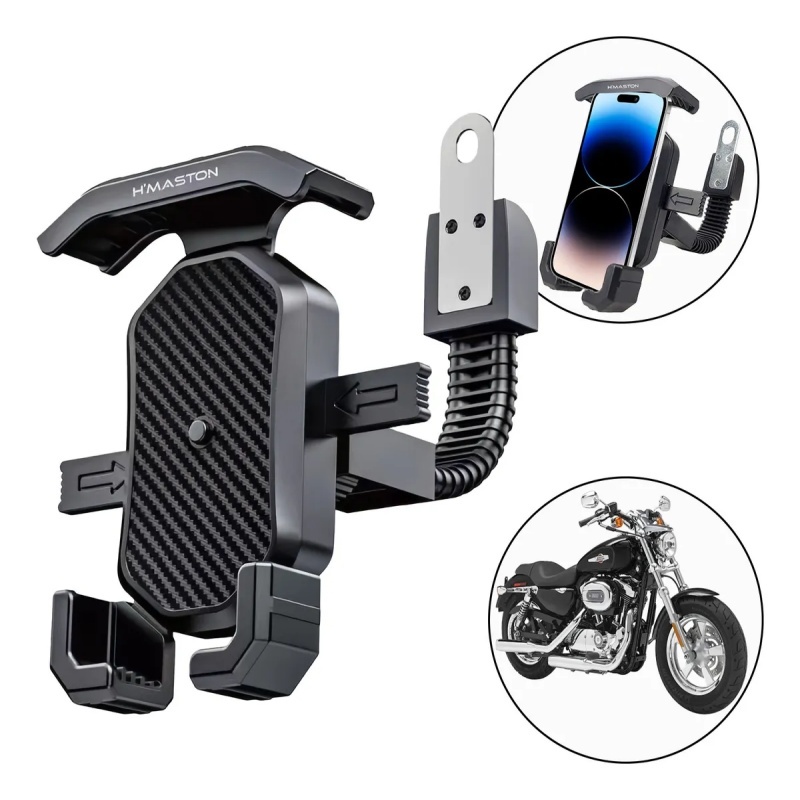 Suporte De Celular Liga De Para Motocicleta/Bicicleta De Polegadas/GPS De Smartphone Moto Suporte