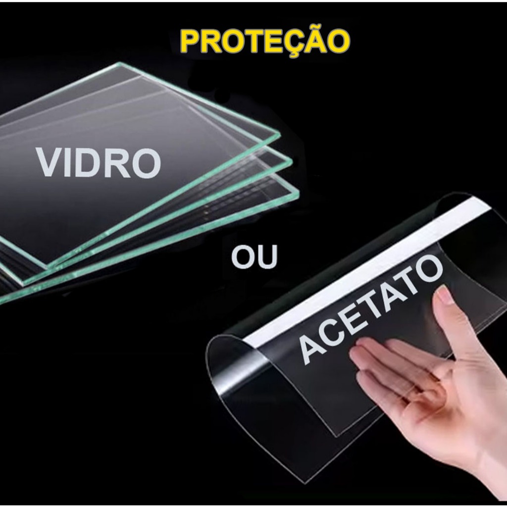 Kit 10 Molduras Quadro BRANCO 10x10 Com VIDRO Ou ACETATO