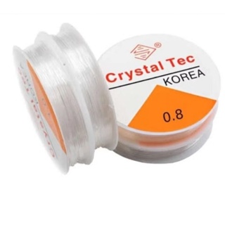 Fio de silicone 0.4 0.6, 0.7,0.8 resistente e possuo grande elasticidade rolo 10 metros em Oferta na Shopee