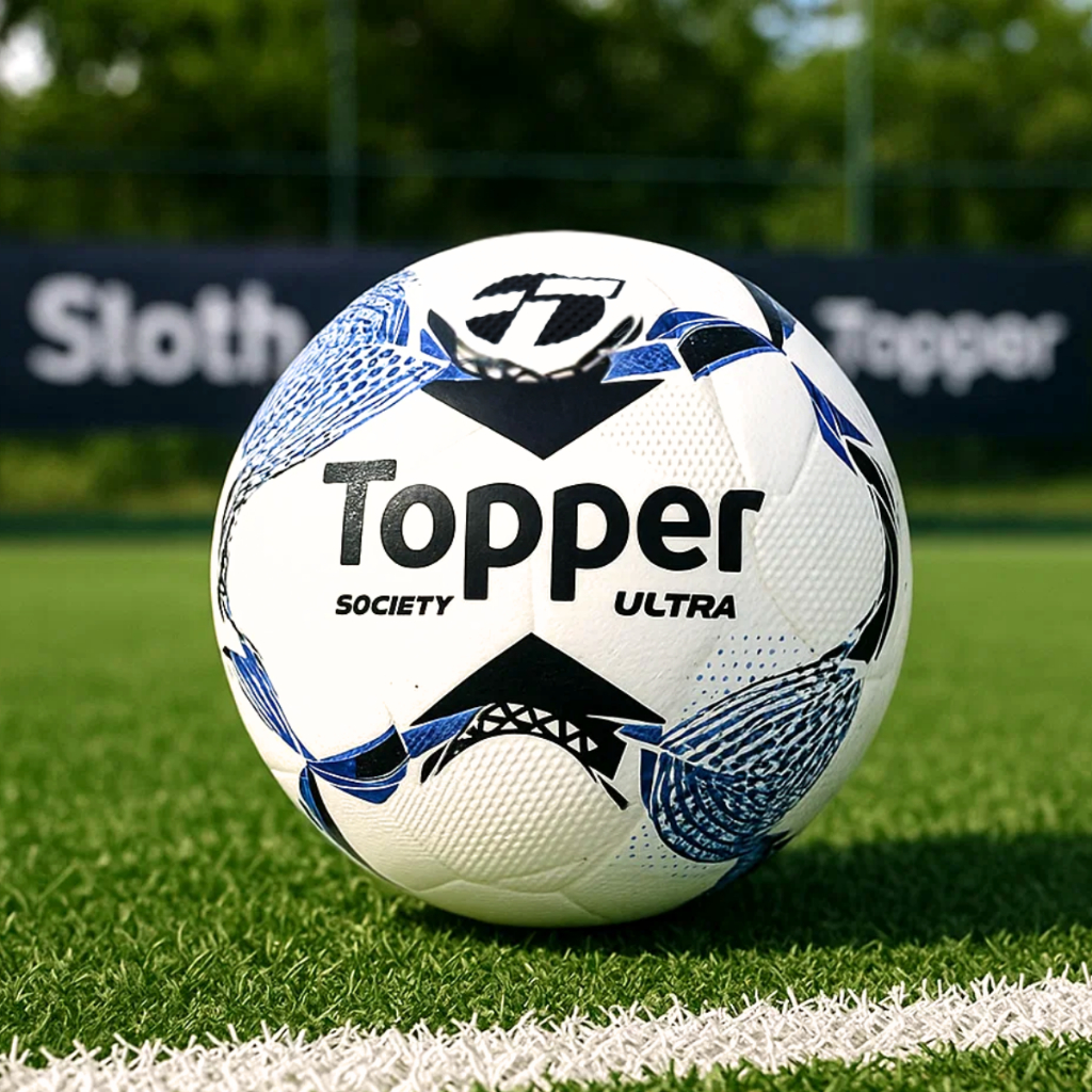 Bola de Futebol Society Topper Ultra Colagem Dupla Oficial em Oferta na Shopee