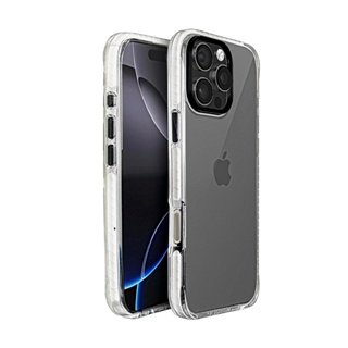 Capa Case Capinha Transparente iPhone 16 Pro Max Gshield Urus - Elevação lateral branca Proteção 5D em Oferta na Shopee