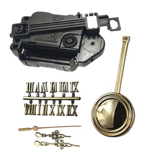 Mecanismo de Relógio Quartz Pêndulo Ponteiros Badalo Silencioso Completo para Reparos Artesanato em Oferta na Shopee