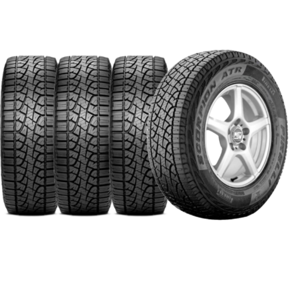 Kit Com 4 Pneus Pirelli Aro 15 205/60r15 91h Scorpion Atr