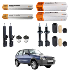 KIT 4 AMORTECEDOR UNO WAY 2007 A 2013 COFAP + KIT
