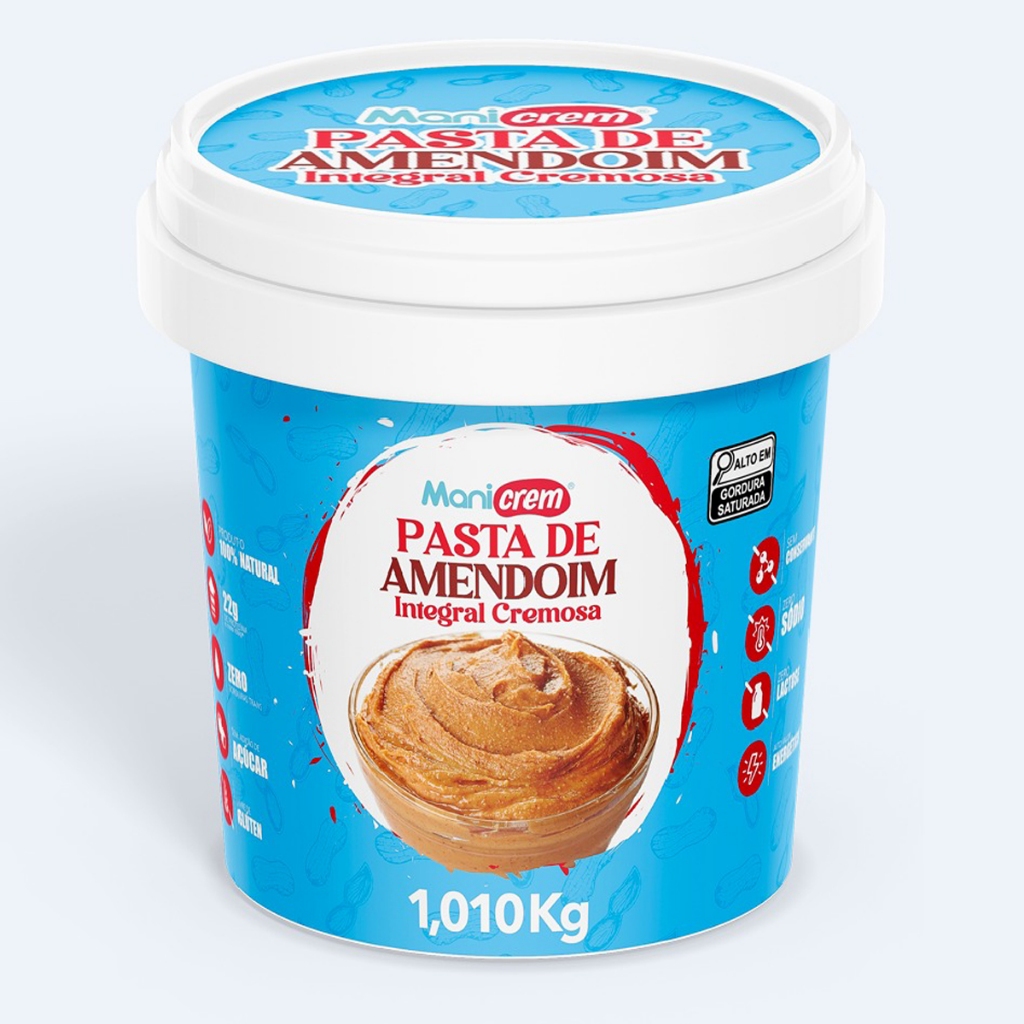 Pasta De Amendoim Manicrem Integral Cremosa - 1kg em Oferta na Shopee