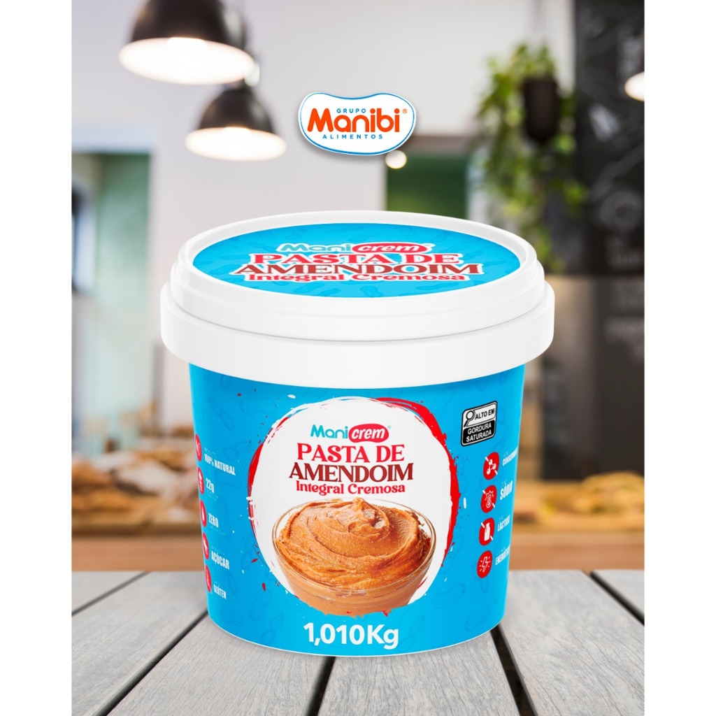 Pasta De Amendoim Manicrem Integral Cremosa - 1kg