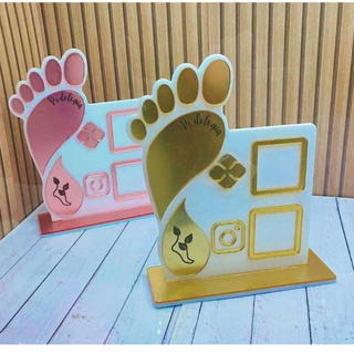 Placa Pix Pé 2 QRCOD/Personalizada /Pedologia/Salao/Unhas/Beleza em Oferta na Shopee