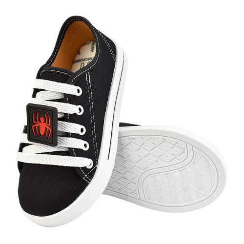 Tênis Juvenil Menino Casual com Cadarço e emborrachado aranha