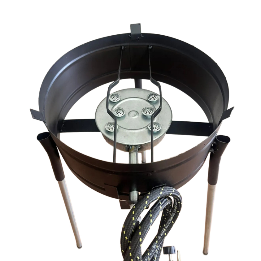 FOGAREIRO ALTA PRESSÃO 6 CAULIM COM PÉ P/ TACHO E ARADO em Oferta na Shopee