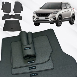 Tapete De Borracha Para Creta 2016 ATÉ 2021 Traseiro Inteiriço E Porta Malas em Oferta na Shopee