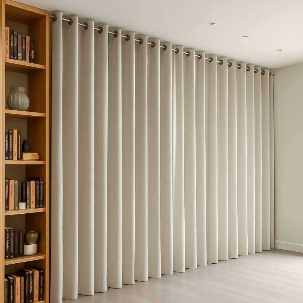 Cortina 100% Vedação Blackout Premium de 3 a 5 metros de largura