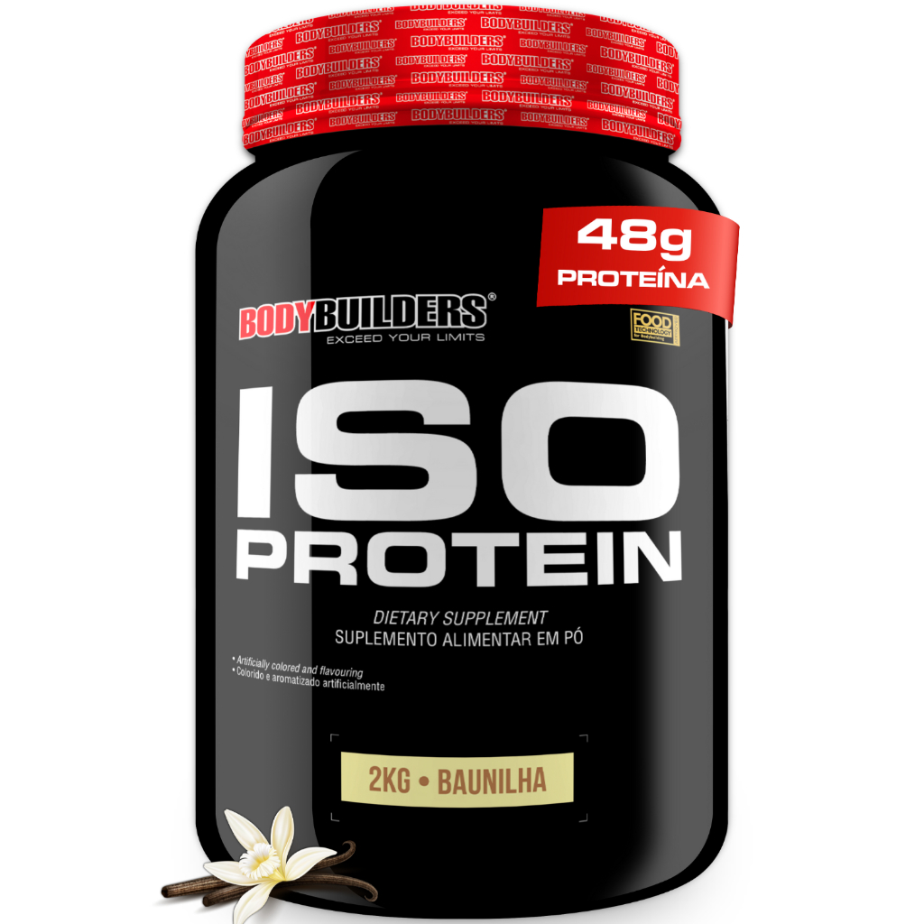 Iso Protein 900g/2kg/4kg/6kg - Para Recuperação pós treino e ganho de massa muscular - Bodybuilders - Health