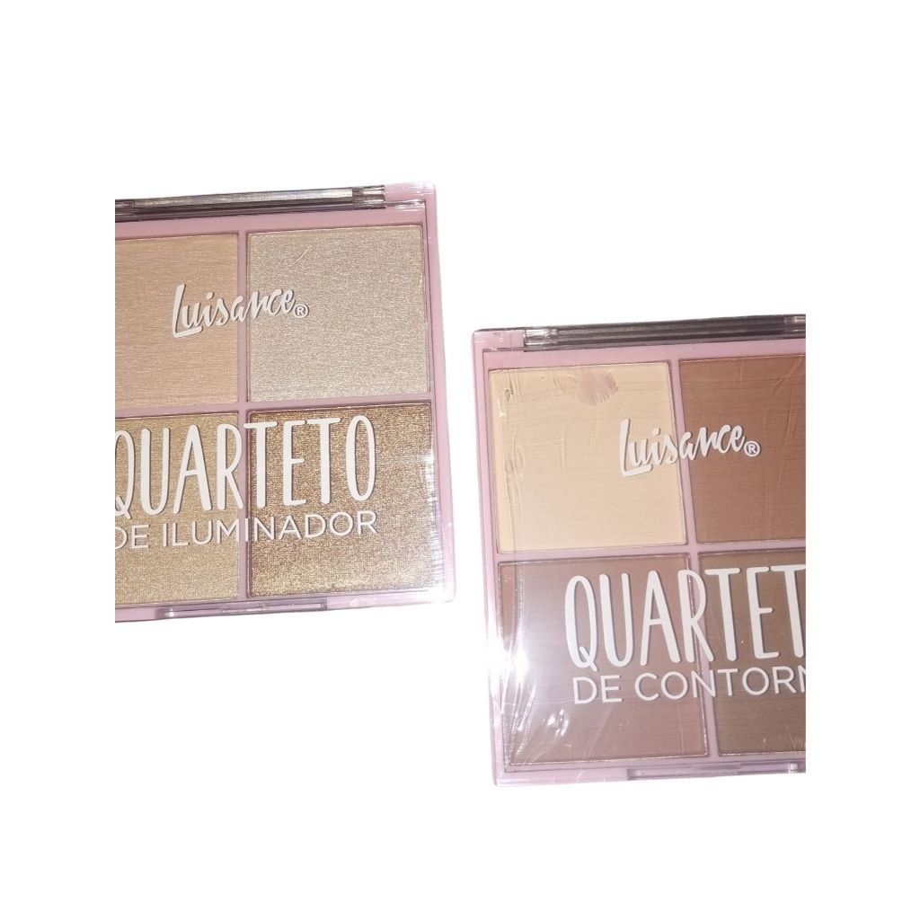 Paleta Quarteto de Contorno ou Iluminador Luisance