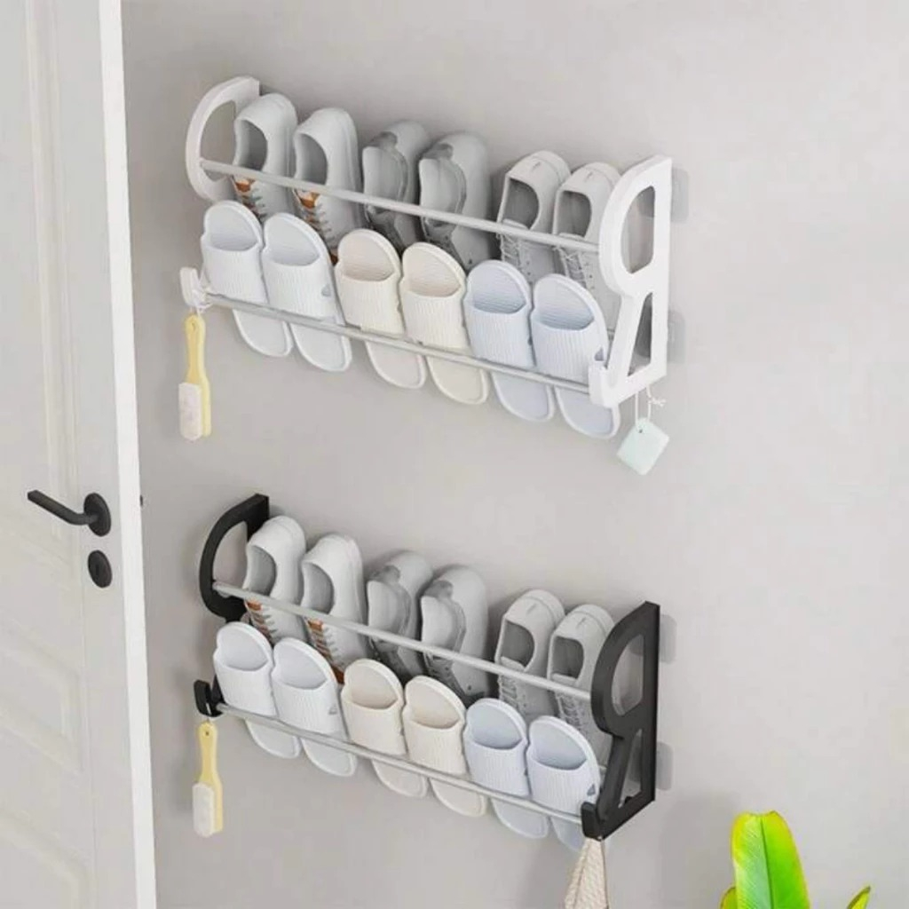 Sapateira De Parede C/ Adesivo Auto Colante 6 Pares