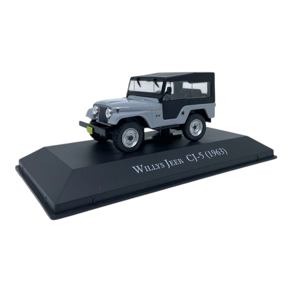 Carros Clássicos do Brasil: Willys Jeep CJ-5 (1963) Ed 22 - Escala 1:43 - Mundo dos Colecionáveis em Oferta na Shopee