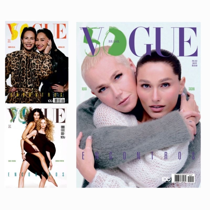 Revista Vogue Edição 557 Maio 2025 Xuxa, Sabrina Sato, Caroline Trentini