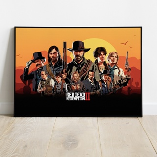 Quadro Decorativo Red Dead Redemption 1, 2 e Revolver Games Rockstar Jogo Ps2 Ps4 em Oferta na Shopee