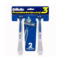 Barbeador Gillette Prestobarba Descartável Ultragrip3 - 2 Unidades