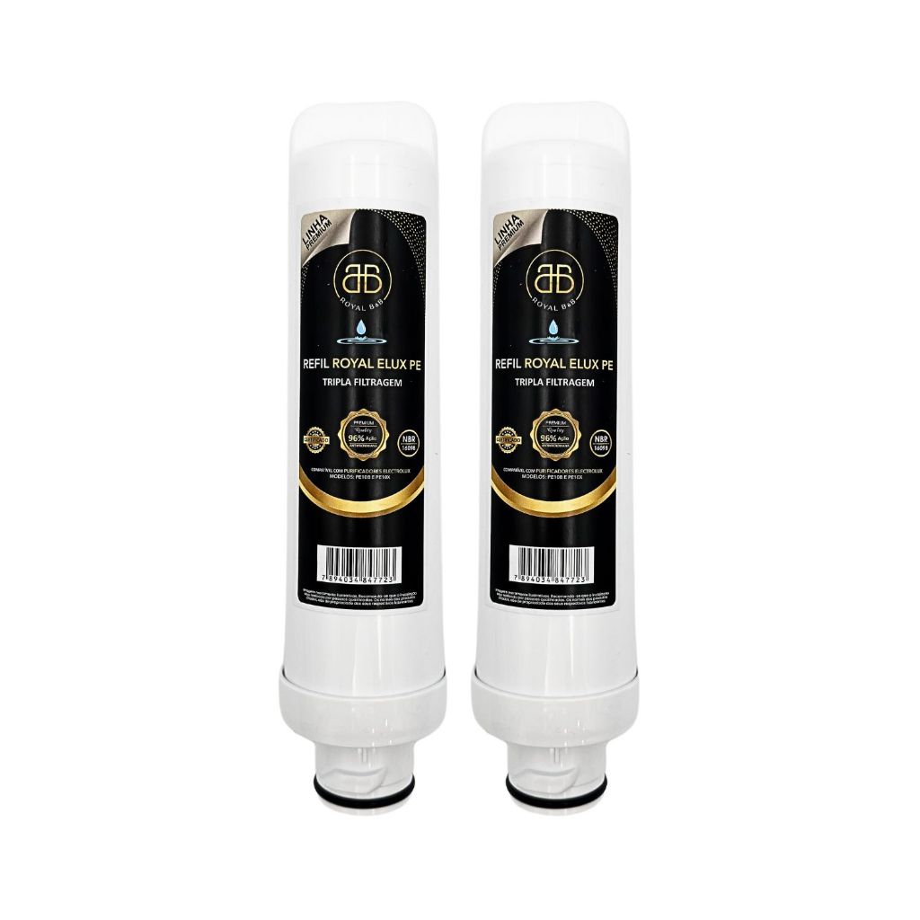 Kit 2 Refil Compatível Purifcador Água Electrolux Pe10 Pe10b