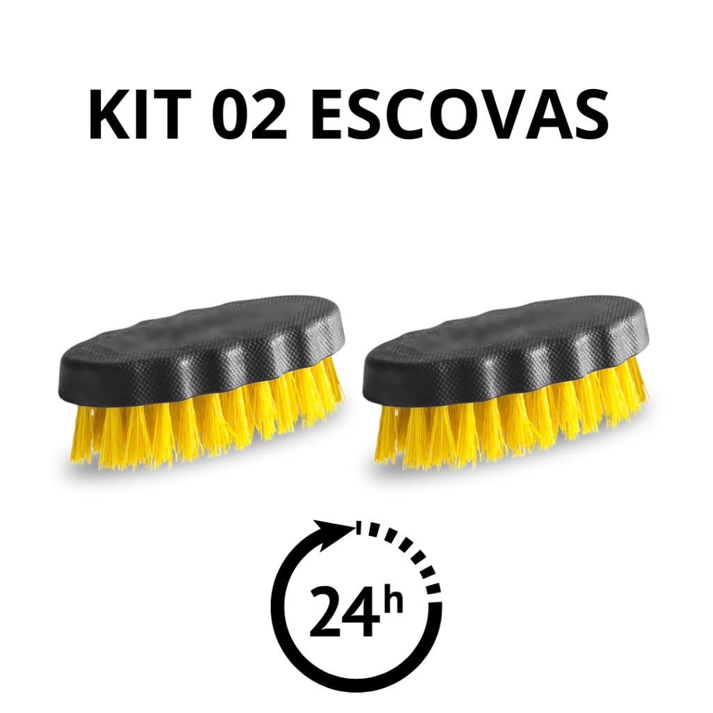 Kit com 2 Escovas Ovais para Limpeza em Geral e para Roupas em Oferta na Shopee
