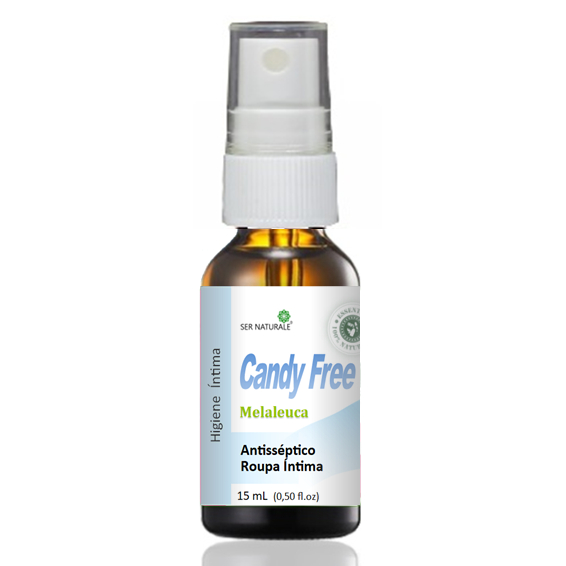 Candy Free para Candidíase de Repetição, mal cheiro, corrimento, Vaginose, feito com Melaleuca