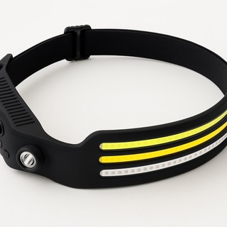 Lanterna de Cabeça LED com 3 Fitas Recarregável USB Tipo-C Lanterna LED 500 Lúmens