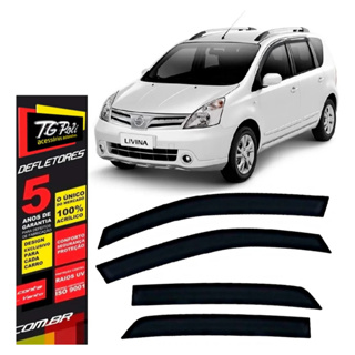 Calha de Chuva ( Defletor ) Nissan Livina / Grand Livina 2009 2010 2011 2012 2013 2014 2015 Tgpoli em Oferta na Shopee